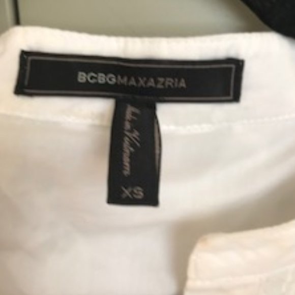 BCBG Maxazria High-Low Blouse with Lace Detail - Picture 4 of 13